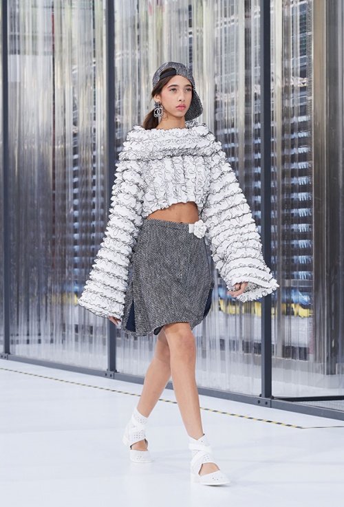 With sleeves, it's go big or go home this year (Courtesy: Chanel)